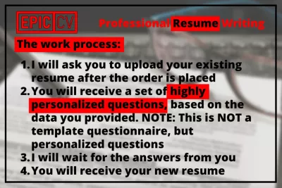 I will professionally create or rewrite your resume